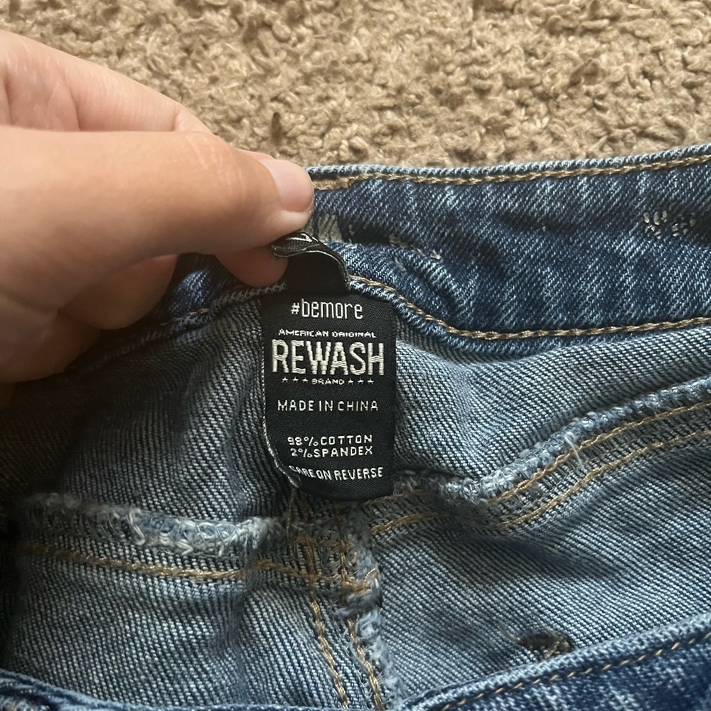 Rewash Distressed Jeans - Picture 4 of 8